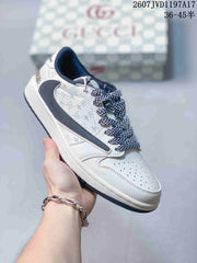 Jordan Air Jordan Low White Grey Sneakers 2607JVD1197A17