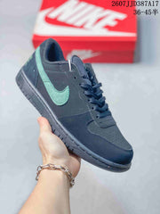 Nike Big Nike Low Sneakers in Black, Green, White and Navy