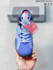 Jordan Air Jordan 6 High-Top Sneakers Blue Red 2607 TYD1161A21
