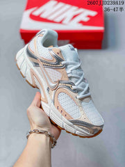 Nike V5 RNR Running Shoes White Peach Silver 711190RRY
