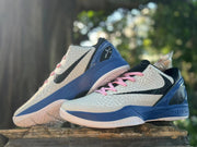 Nike Kobe 6 Basketball Shoes in White, Blue and Pink