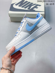 Nike Air Force 1 '07 Low White and Blue Sneakers