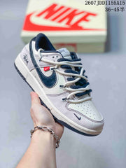 Nike SB Dunk Low Gray White Navy Sneakers