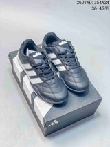 adidas Adipista Low-Top Trainers Black with White Stripes