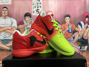 Nike Kobe 6 Basketball Shoes Red and Volt Green
