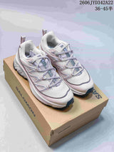 Salomon XT-6 Expanse Seasonal Sneakers, White and Lavender