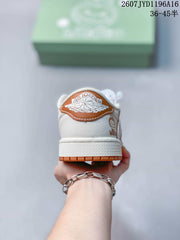 Jordan Air Jordan 1 Low Labubu White Brown Sneakers 2607JYD1196A16