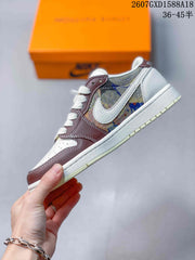 Nike Air Jordan 1 Low OG SP Brown White Sneakers 2607GXD1588A18