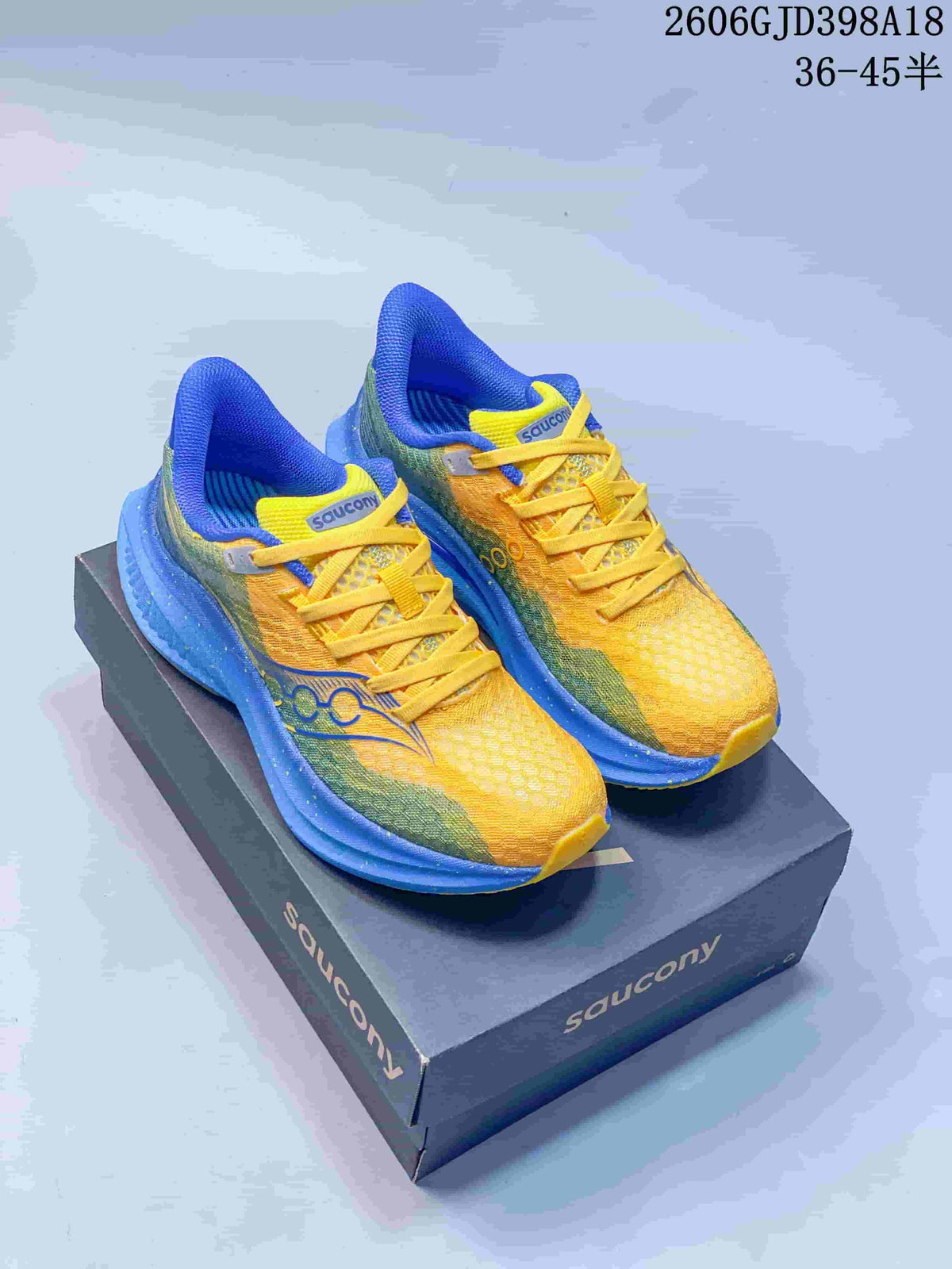 Saucony Endorphin Speed 5 Running Shoes Yellow Blue
