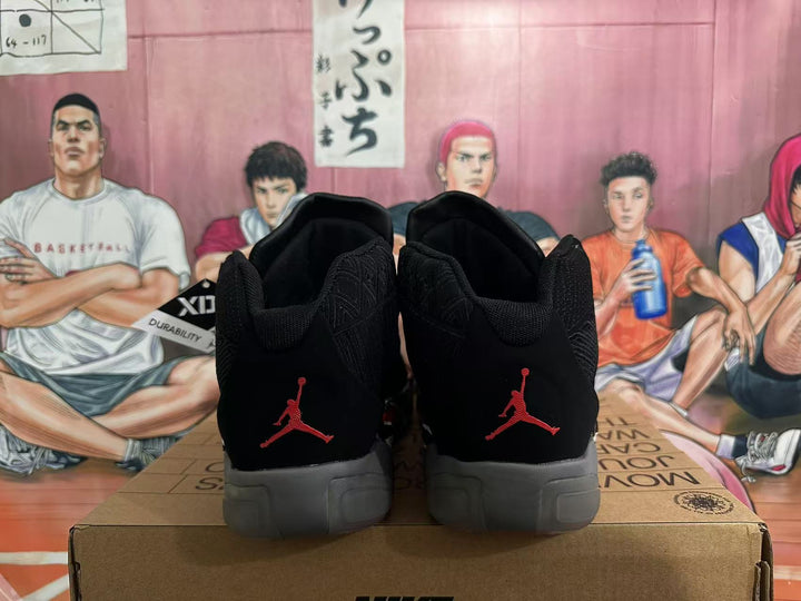 Jordan 23 Retro Basketball Sneakers Black Red White