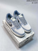 Nike Air Force 1 Low The North Face Style Sneakers, Grey