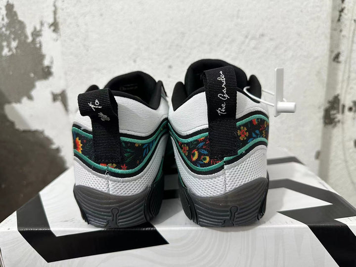 Jordan Luka 1 Basketball Shoes Black White Green Floral