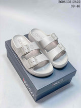 ECCO Two-Strap Sandals in Light Gray 06LD512A22