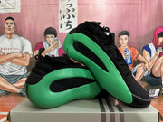 Black and Green Basketball Sneakers
