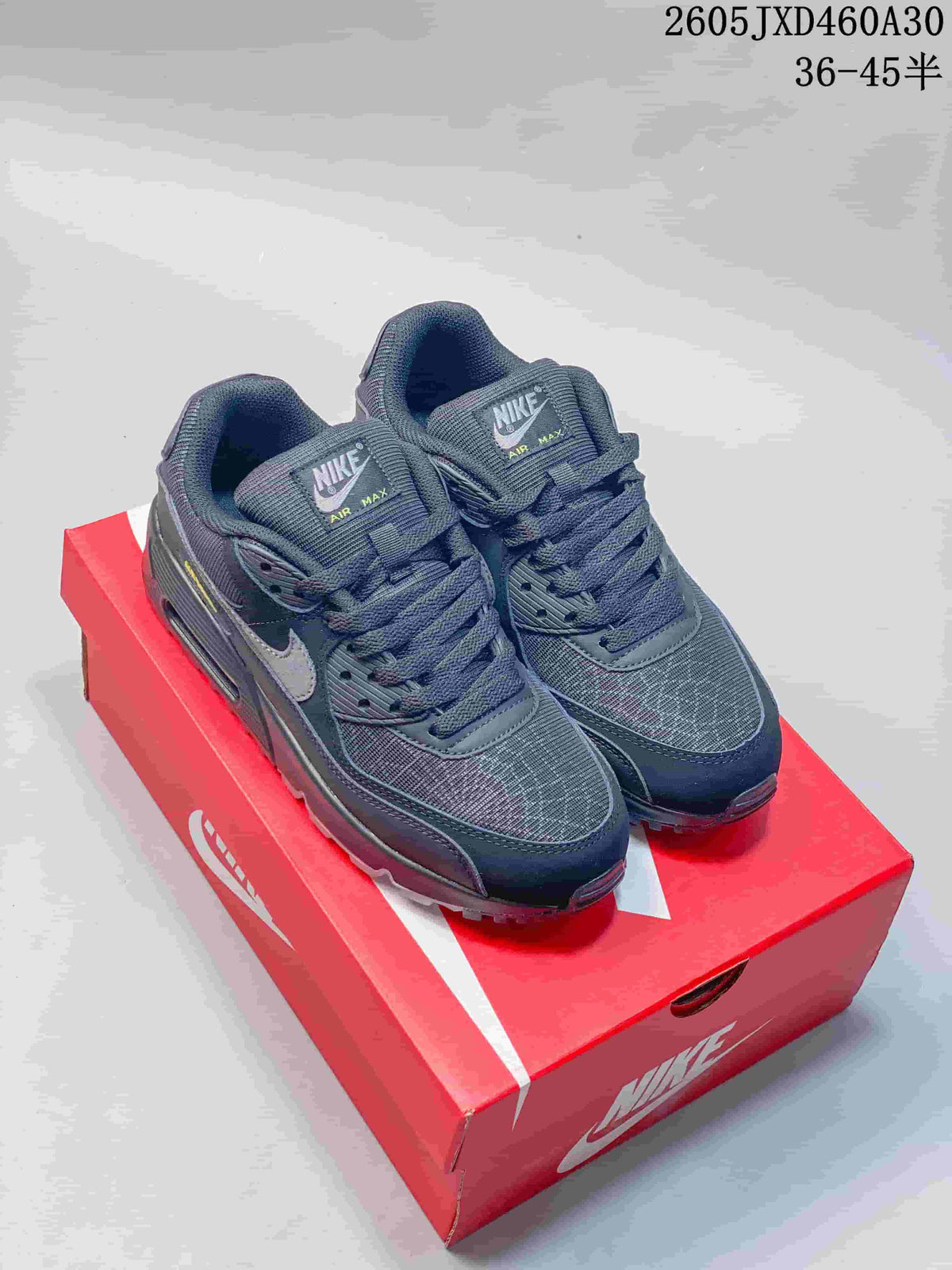 Nike Air Max 90 Retro Sneakers in Charcoal Gray