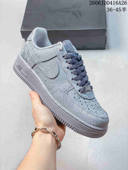 Nike Air Force 1 ’07 Low Sneakers in Silver Gray