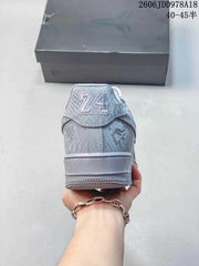 Nike Air Force 1 Low Sneakers, Gray Patterned