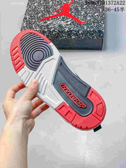Jordan Spizike Low Sneakers in Charcoal and Red FQ1579-001