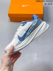 Nike ZoomX Running Shoes, White and Blue