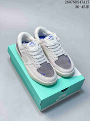 Nike SB Force 58 White Grey Blue Sneakers