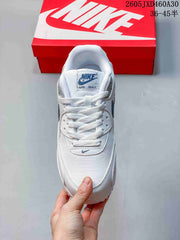 Nike Air Max 90 White and Blue Retro Sneakers