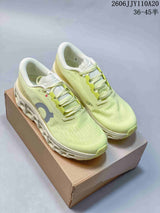 On Cloudmonster 3 Running Shoes – Pale Yellow