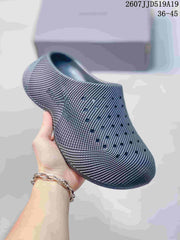 Men's Gray Perforated Slip-On Clogs 2607JJD519A19