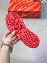 Jordan Air Jordan 1 Low Cream Red Sneakers