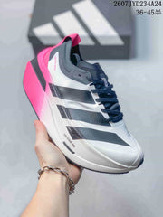adidas Adizero Dropset Elite Running Shoes White Pink