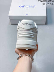 Off-White Low-Top Sneakers in White