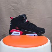 Jordan 6 Retro Black Red High-Top Sneakers