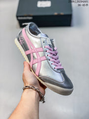 Onitsuka Tiger Mexico 66 Silver Pink Sneakers
