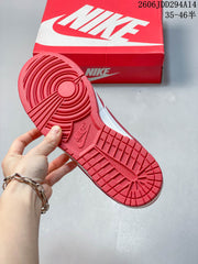Nike Dunk Low Sneakers Red and White IB4417-104