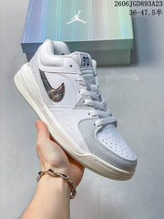 Jordan Stadium 90 Sneakers in White and Blue