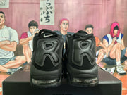Nike Air More Uptempo Black Basketball Sneakers