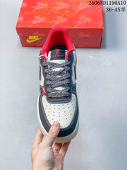 Nike Air Force 1 '07 Low Red, Navy and White Sneakers CS5288-722