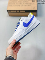 Nike Court Vision Low Sneakers White Blue Yellow 2601ND290A25