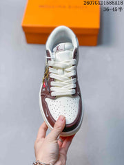 Nike Air Jordan 1 Low OG SP Brown White Sneakers 2607GXD1588A18