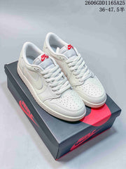 Jordan Air Jordan 1 Low White Sneakers