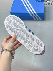 Adidas Originals Superstar Low-Top Sneakers White Navy JI0079