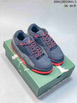Jordan Flight Court Shoes in Navy and Red