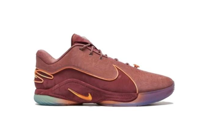 Nike LeBron 22 Low Basketball Sneakers Burgundy