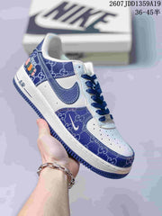 Nike Air Force 1 Low Graphic Sneakers White Multicolor