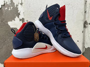 Nike Zoom Basketball Shoes in Navy, Red and White