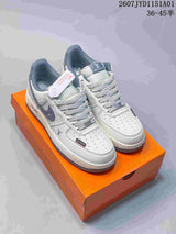 Nike Air Force 1 '07 Low White and Gray Sneakers