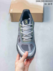 On Cloudtilt Remix Sneakers in Gray and Lime