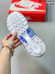 Nike P-6000 Retro Running Sneakers White Grey Blue