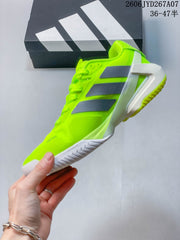 adidas Adizero Ubersonic 5 Clay Tennis Shoes, Neon Yellow