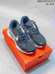Nike Structure Plus Running Shoes in Charcoal and White