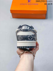 Nike SB Dunk Low Louis Vuitton Pattern Sneakers